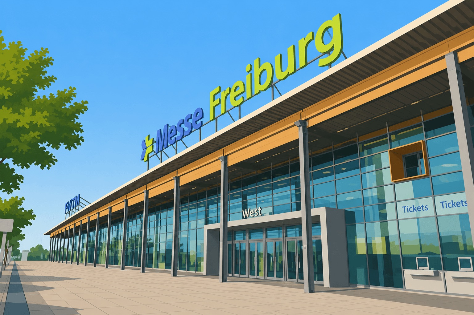 Messe Freiburg – Eingang West